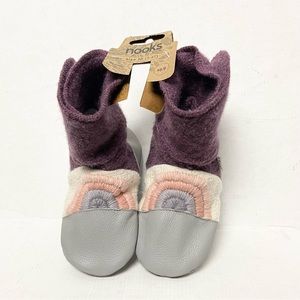 Brand New Nooks Ethically Handmade Children’s Booties Moccasins Size 10 (3T-4T)